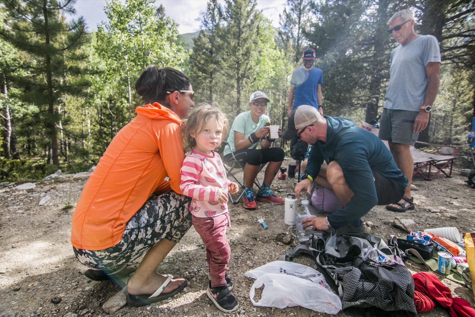 Alpine aid station (PC Sunny Stroeer)