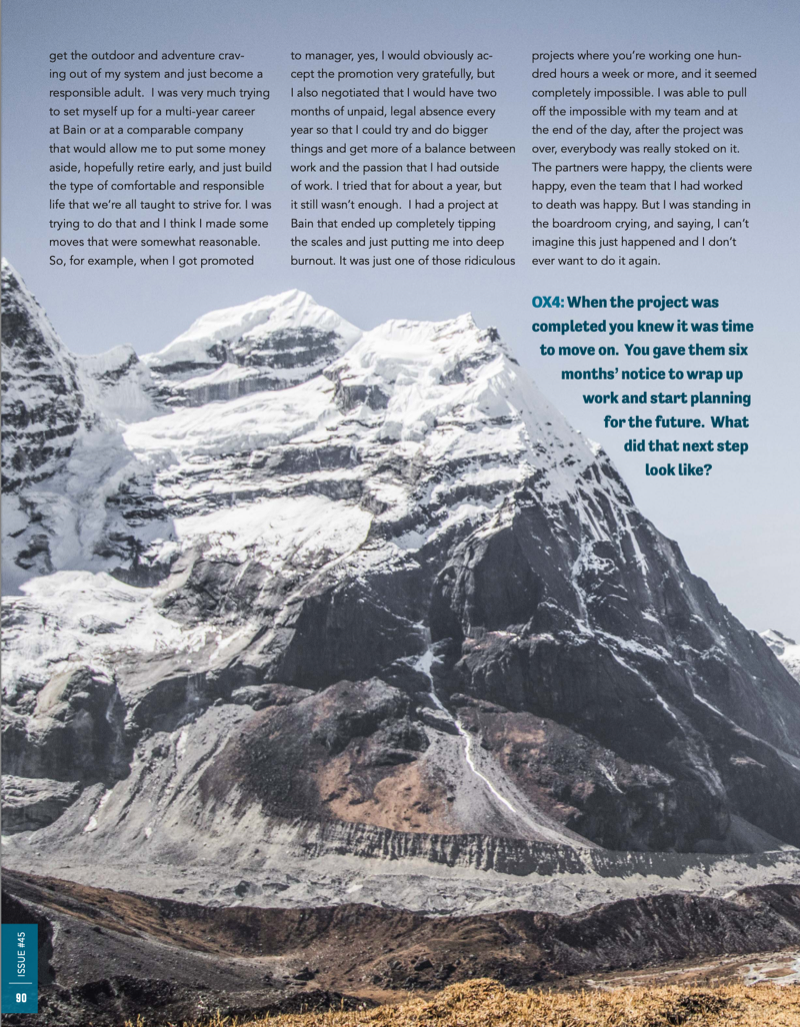 Outdoor X4 Magazine issue 45, Around the Campfire feature - scanned page 5 of 8