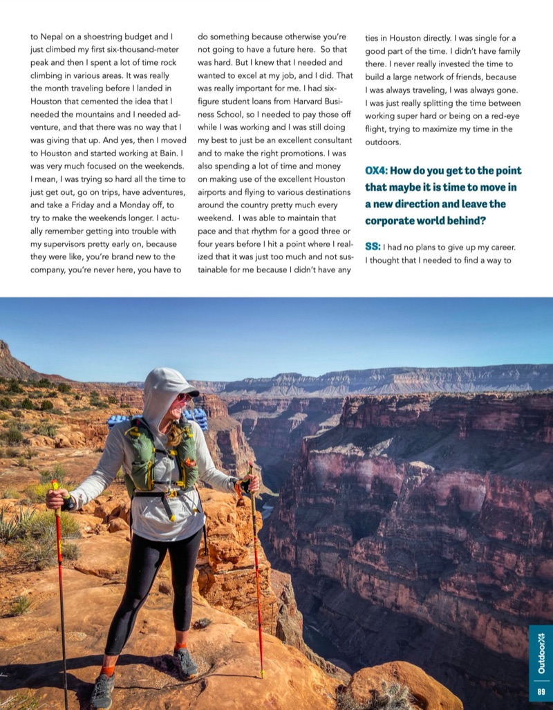 Outdoor X4 Magazine issue 45, Around the Campfire feature - scanned page 4 of 8