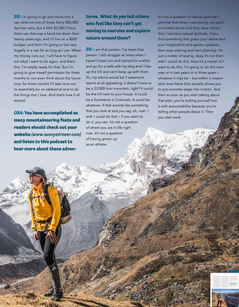 Outdoor X4 Magazine issue 45, Around the Campfire feature - scanned page 6 of 8